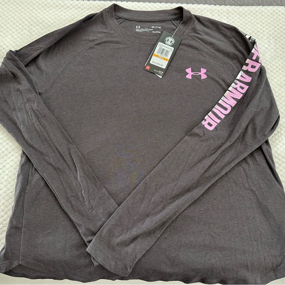 NEW* UNDER ARMOUR Women’s Long-Sleeve HeatGear Tee | Small